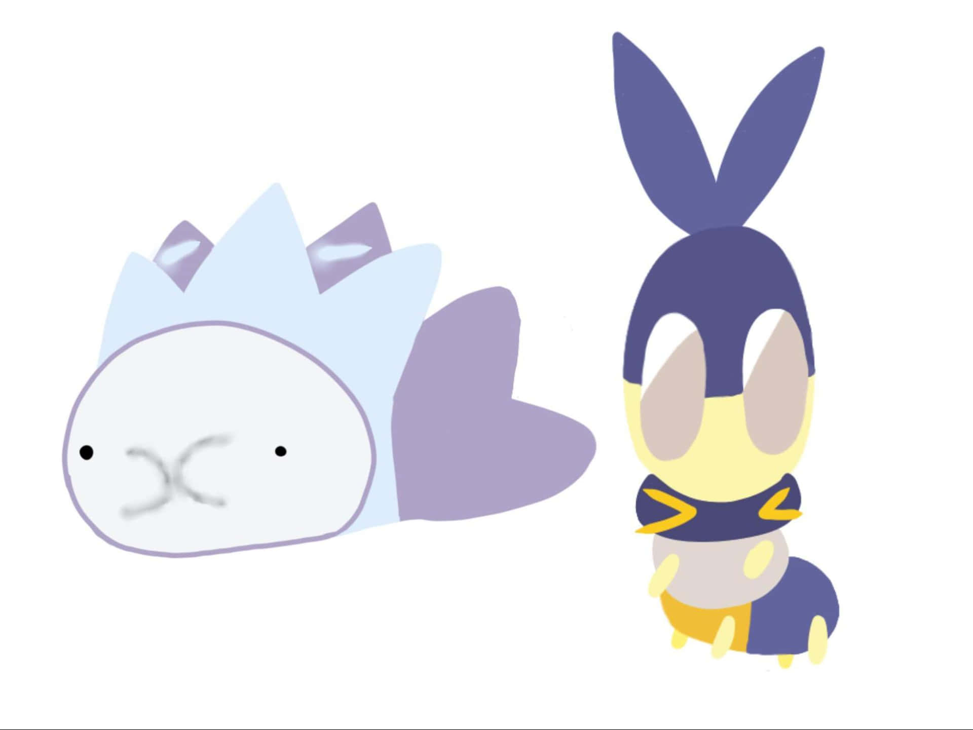 Pokémon Blipbug Digital Drawing Background