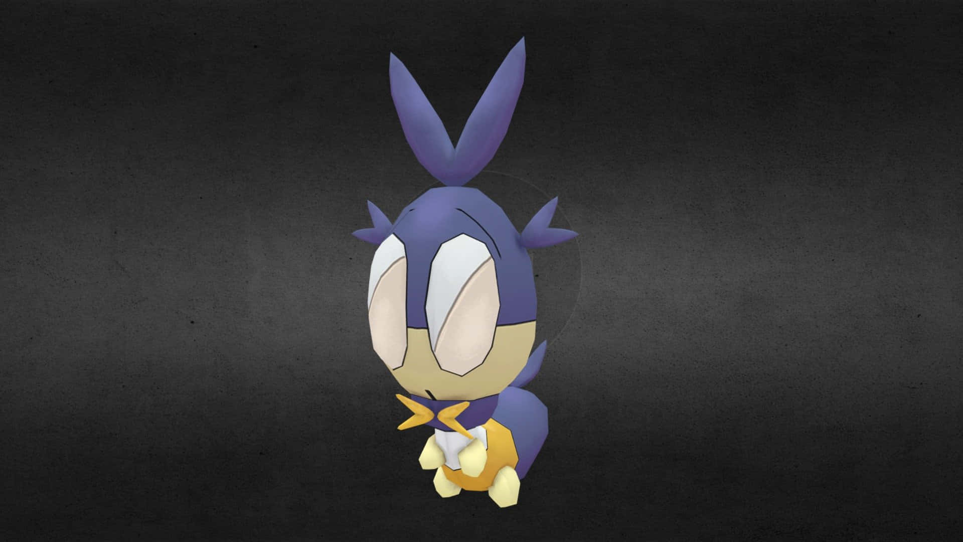 Pokémon Blipbug In Dark Illustration Background