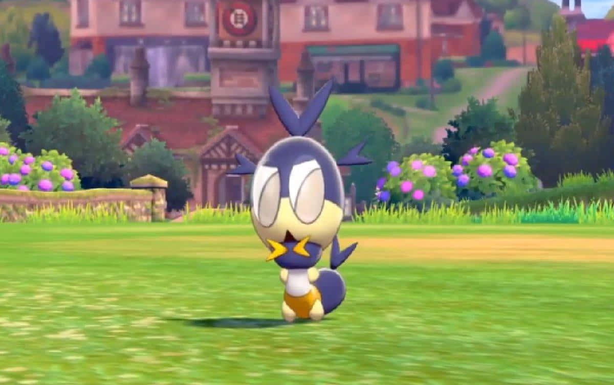 Pokémon Blipbug In Grass Background