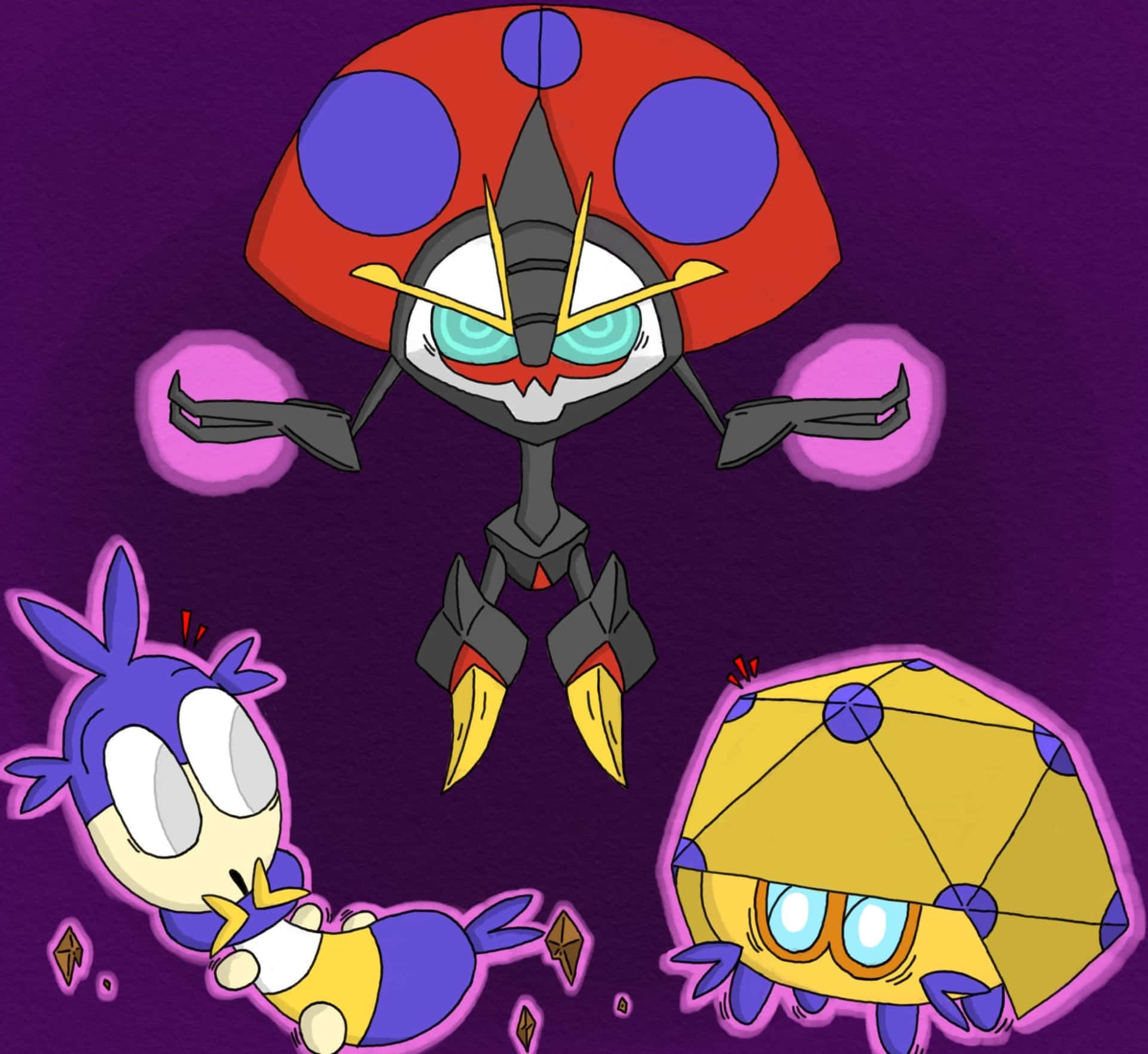 Pokémon Blipbug Orbeetle And Dottler Background