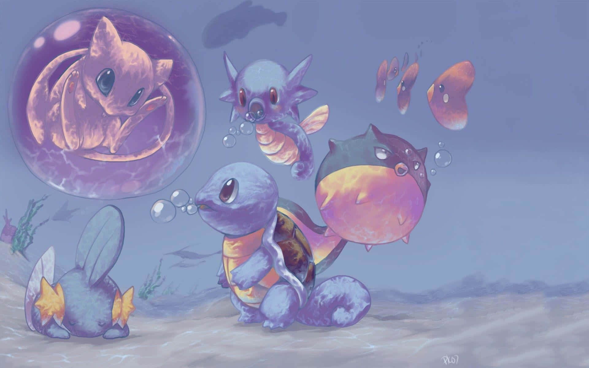 Pokemon Bubbles By Sassy Background