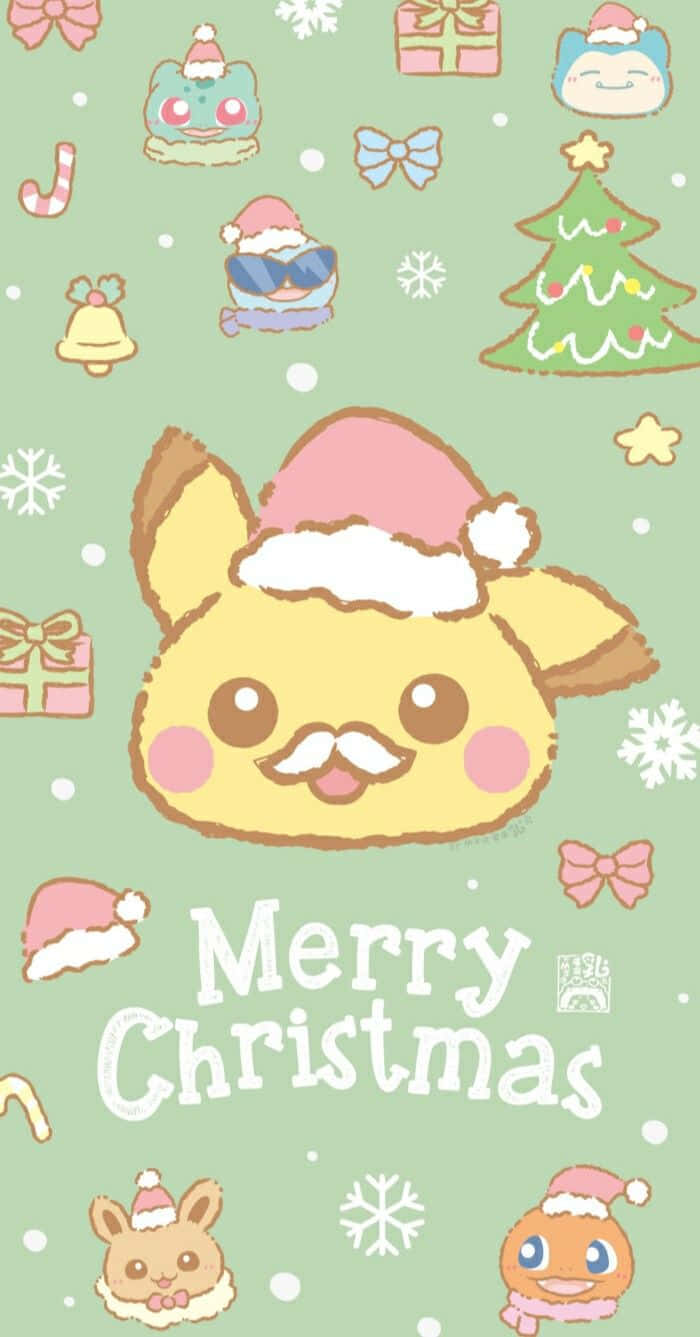 Pokémon Christmas Pikachu In Green