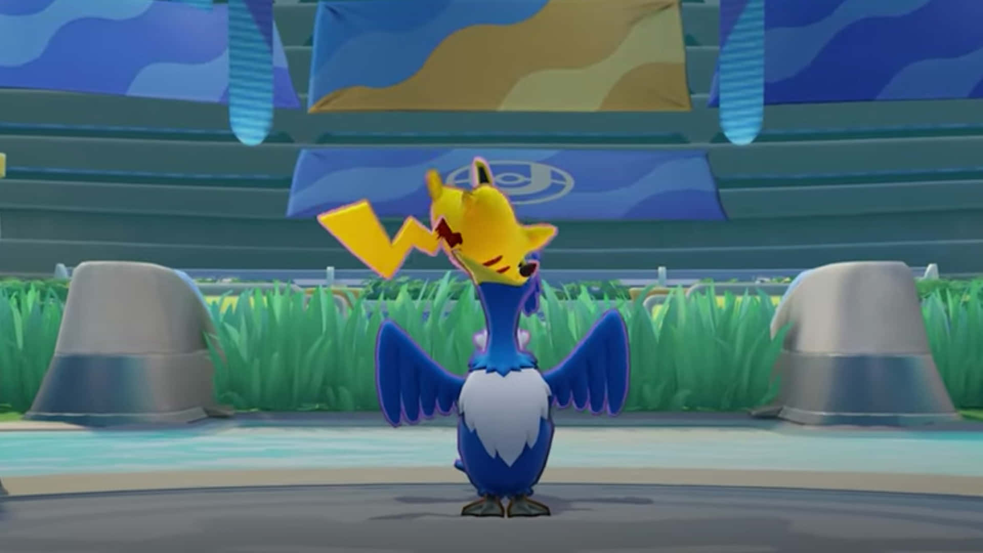 Pokémon Cramorant And Pikachu Background