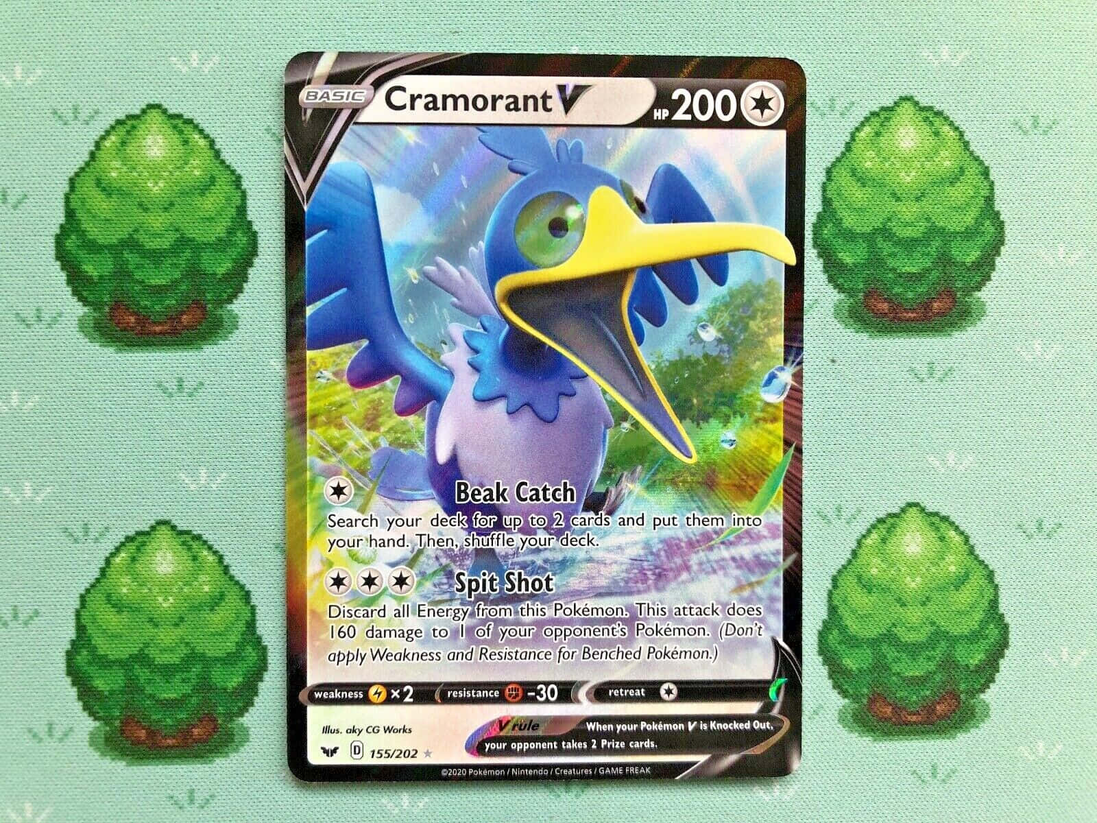 Pokémon Cramorant Gaming Card Background