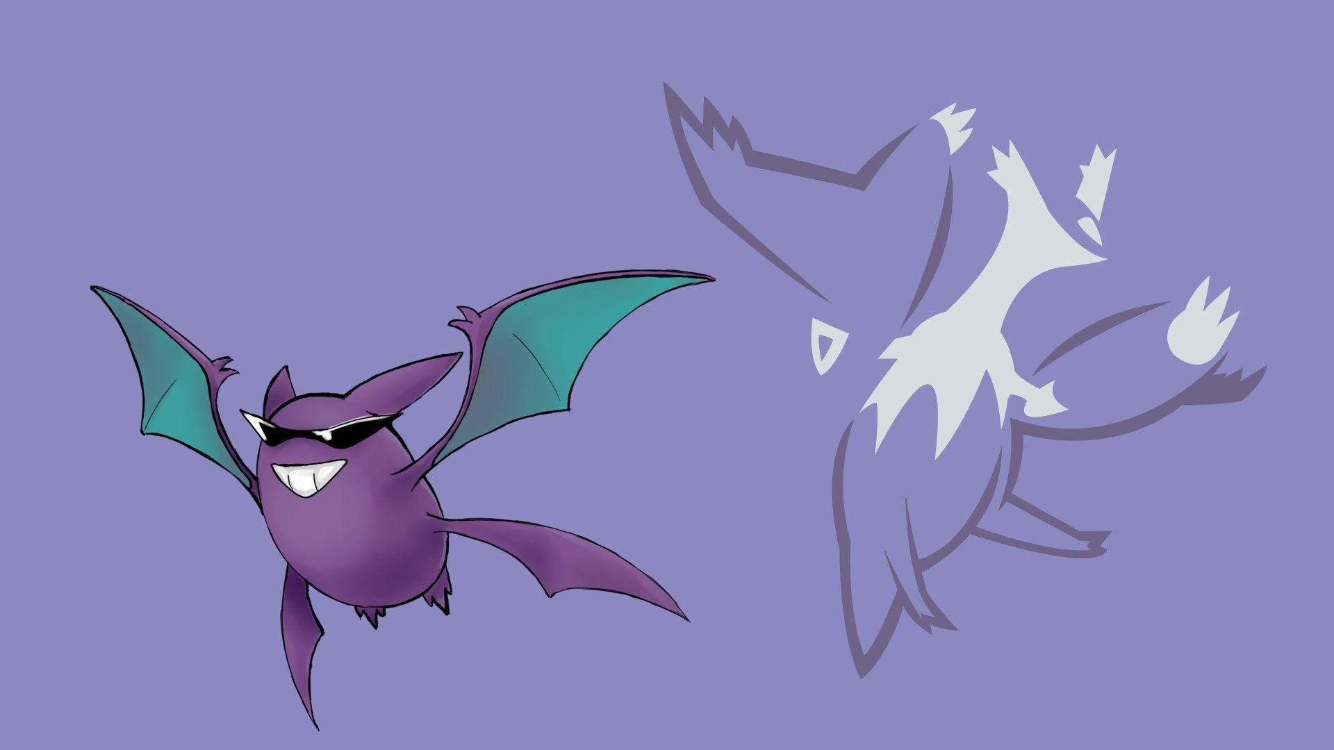 Pokémon Crobat And Latios Background