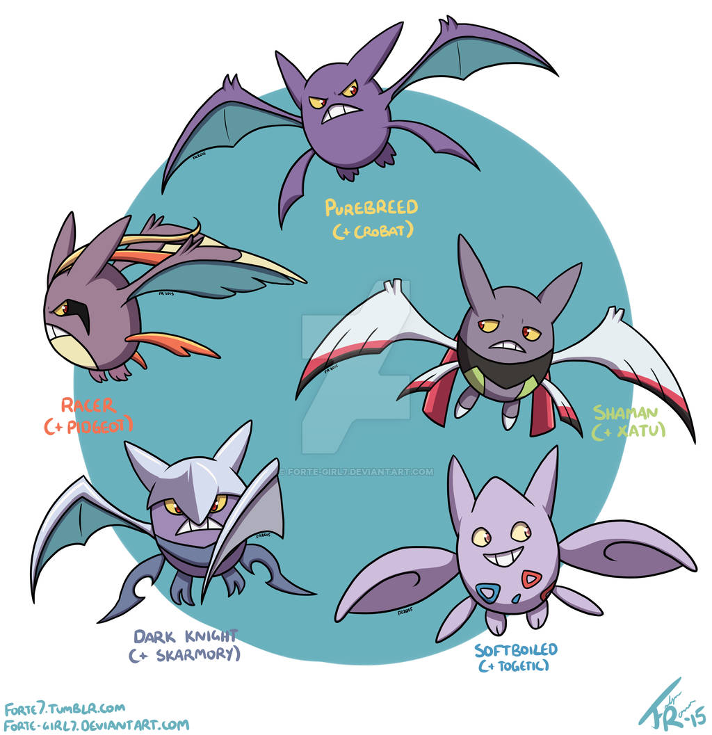 Pokémon Crobat Forms Background