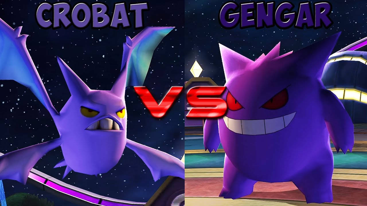 Pokémon Crobat Vs Gengar Background