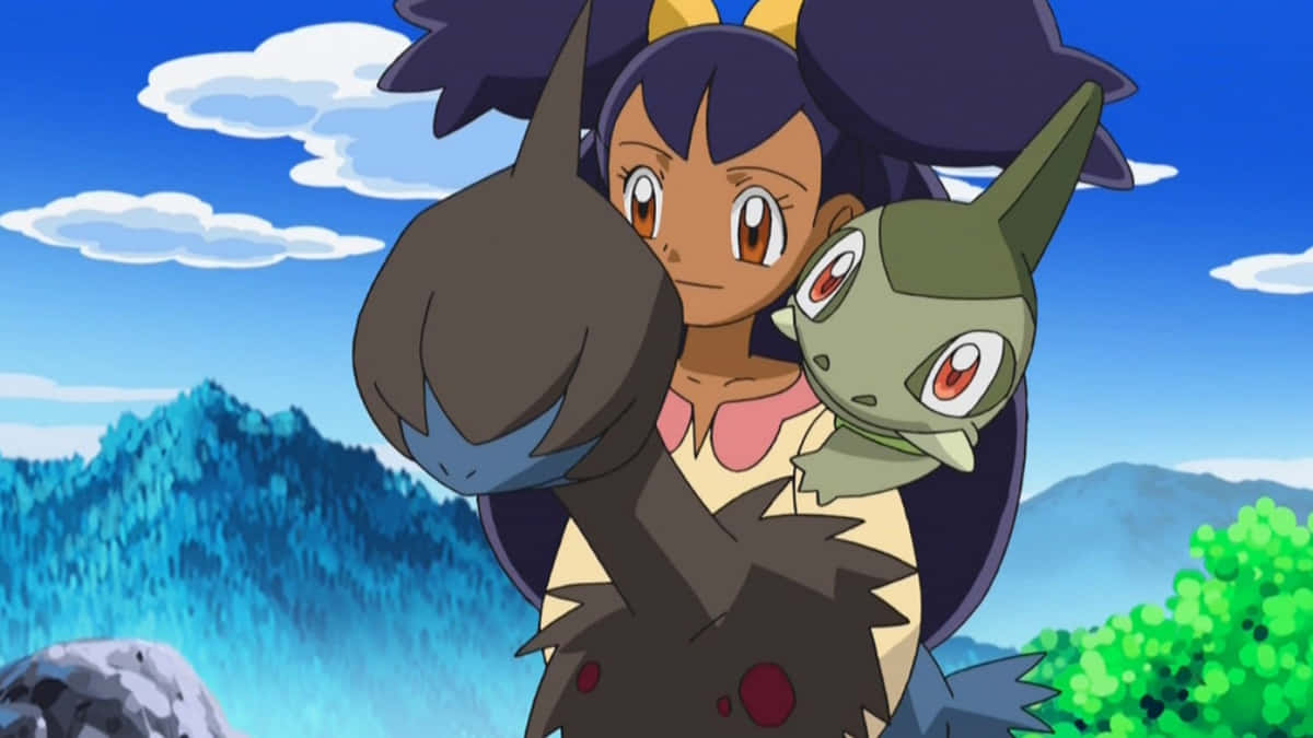 Pokemon Deino With Iris Background