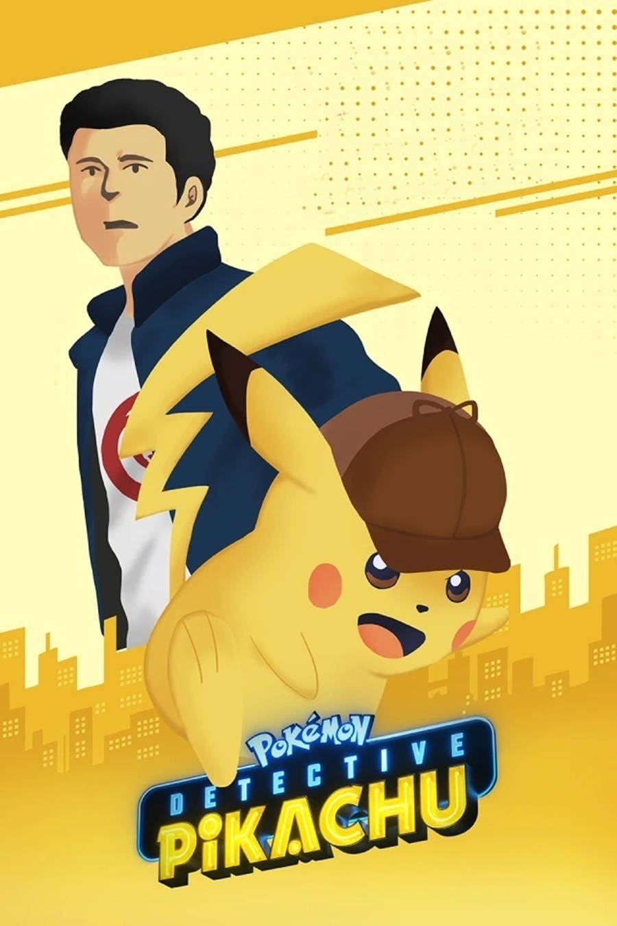 Pokemon Detective Pikachu Fanart Background