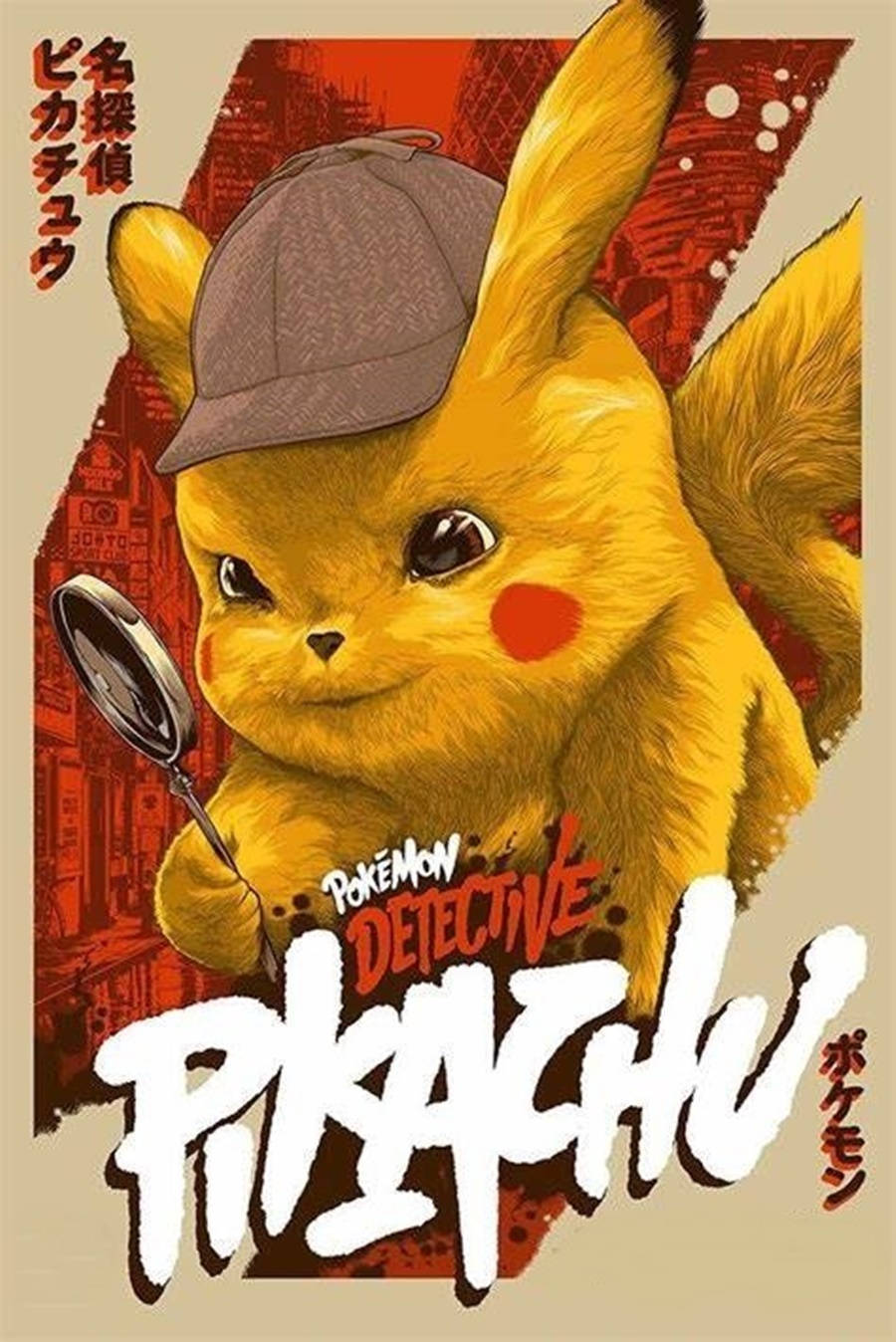 Pokemon Detective Pikachu Japanese Poster Background