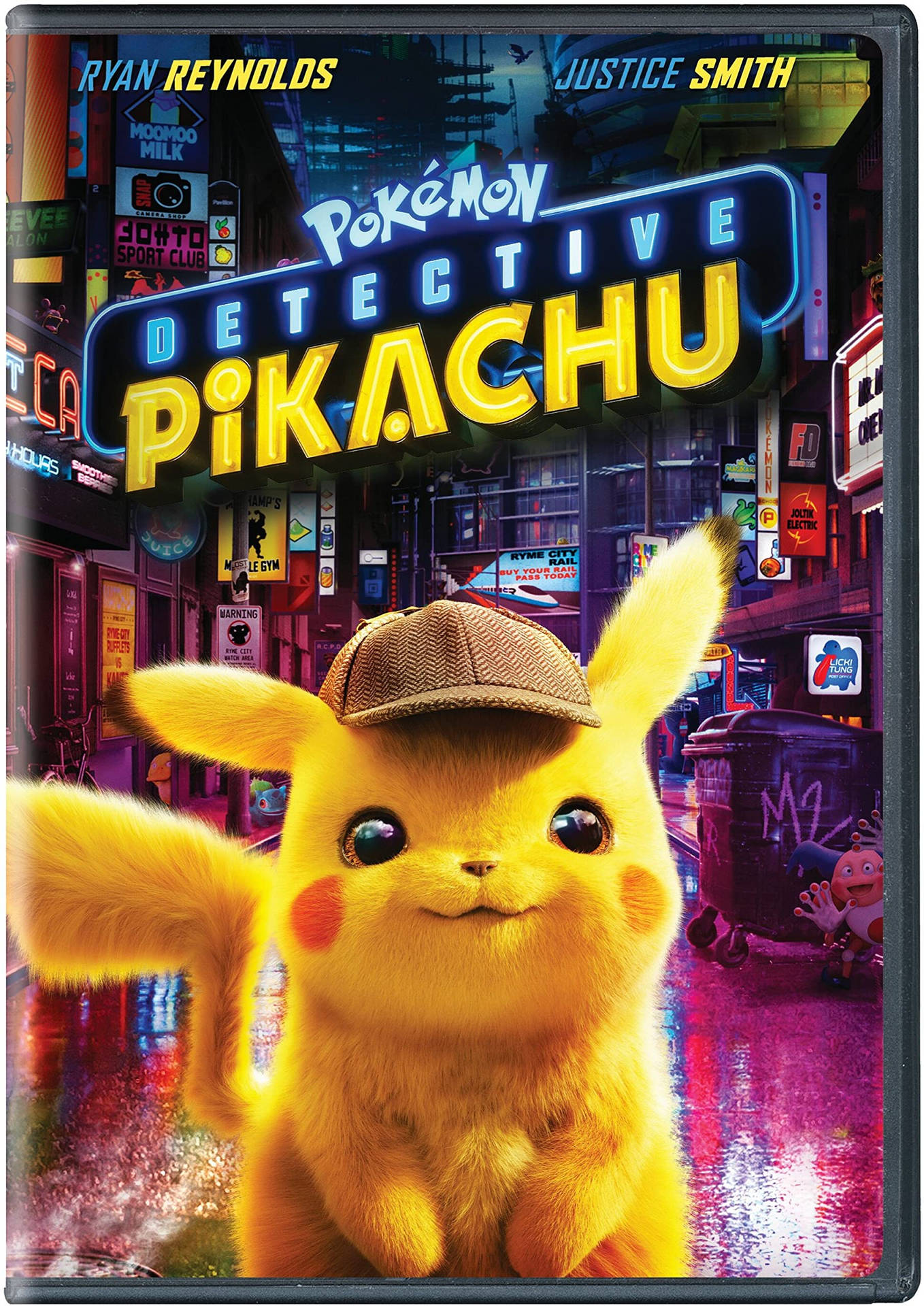 Pokemon Detective Pikachu Movie Poster Ryan Reynolds Justice Smith Background