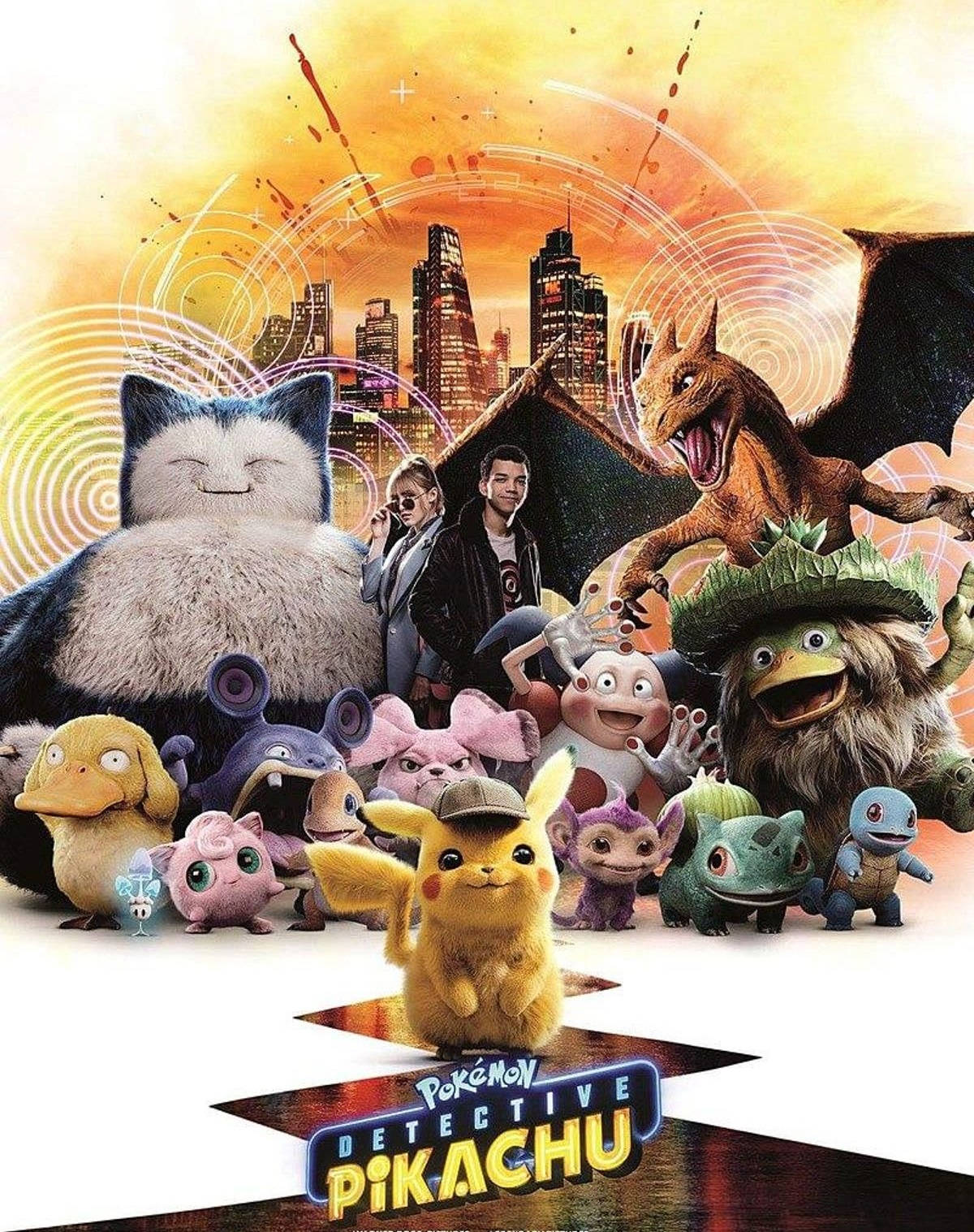 Pokemon Detective Pikachu Movie's Cast Background