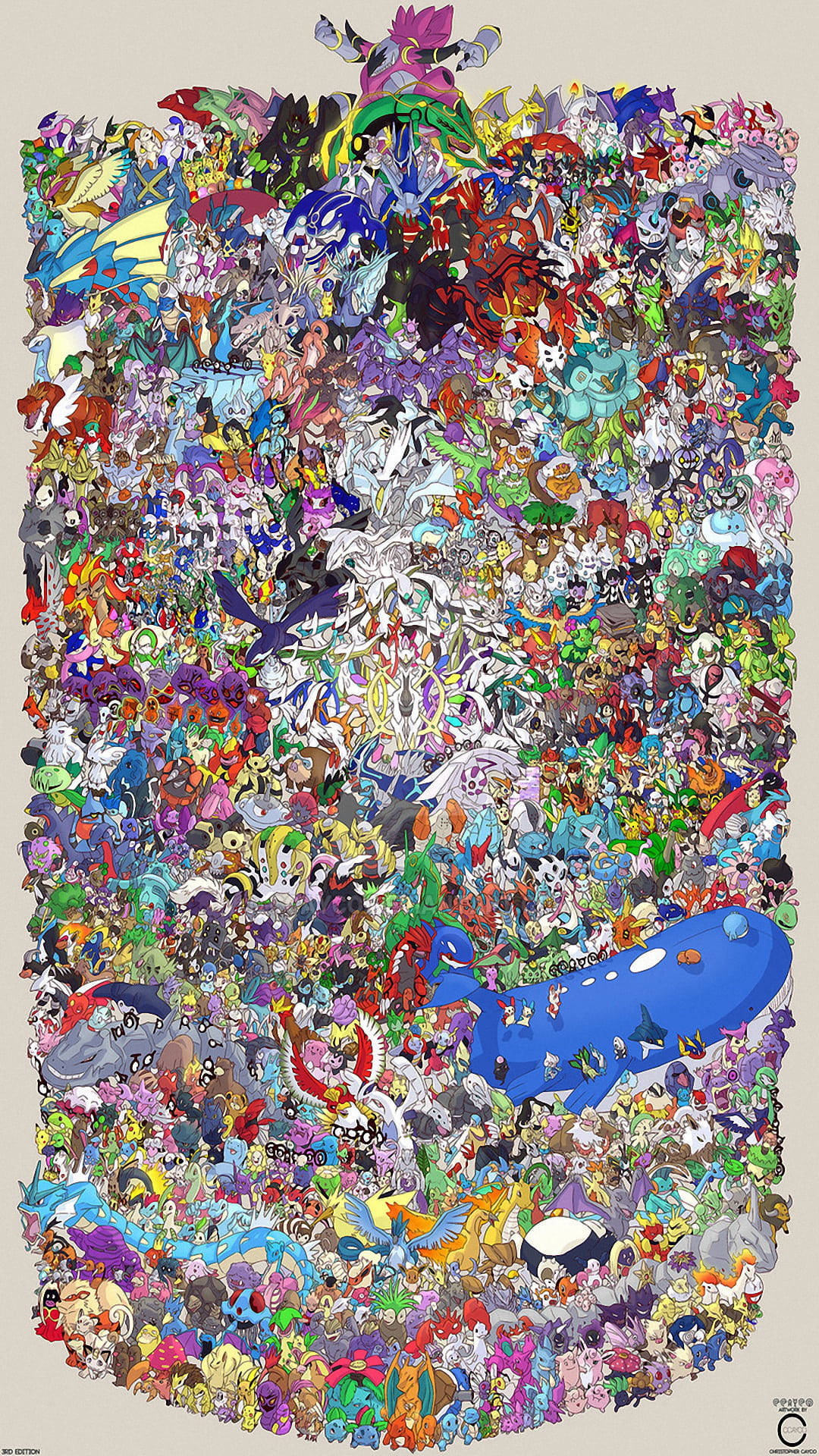 Pokemon Doodle Art Hd Background