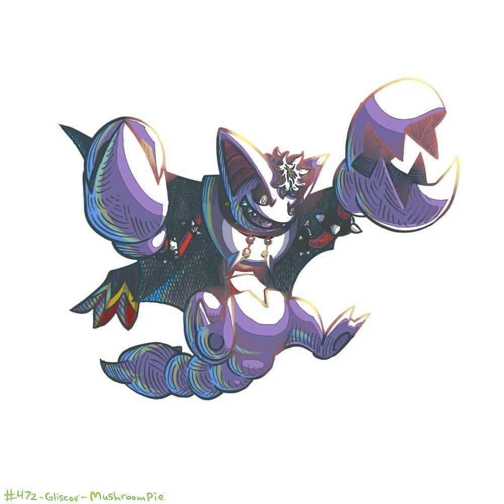 Pokemon Gliscor With Big Pincers Background