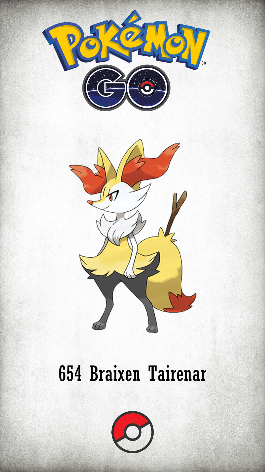 Pokemon Go Braixen Promotional Artwork Background