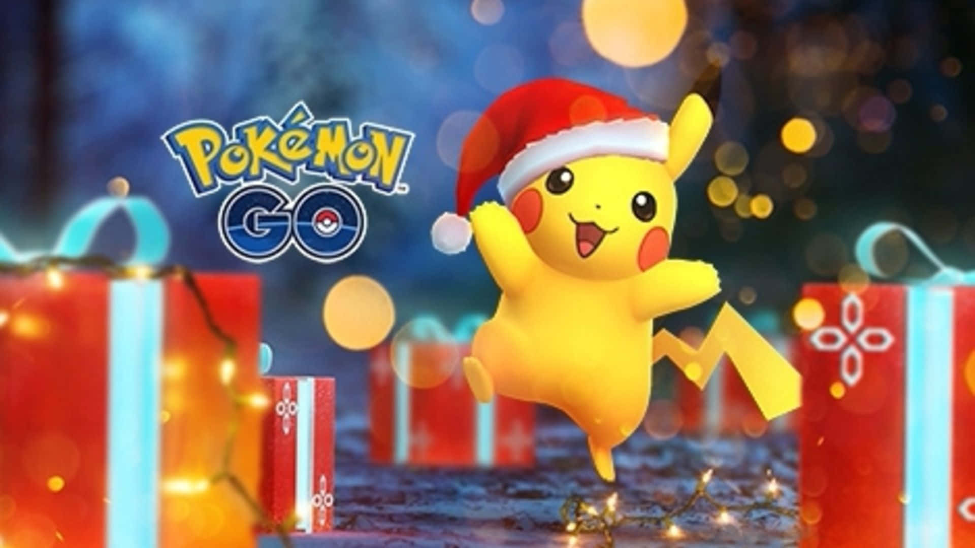 Pokémon Go Christmas Pikachu Poster