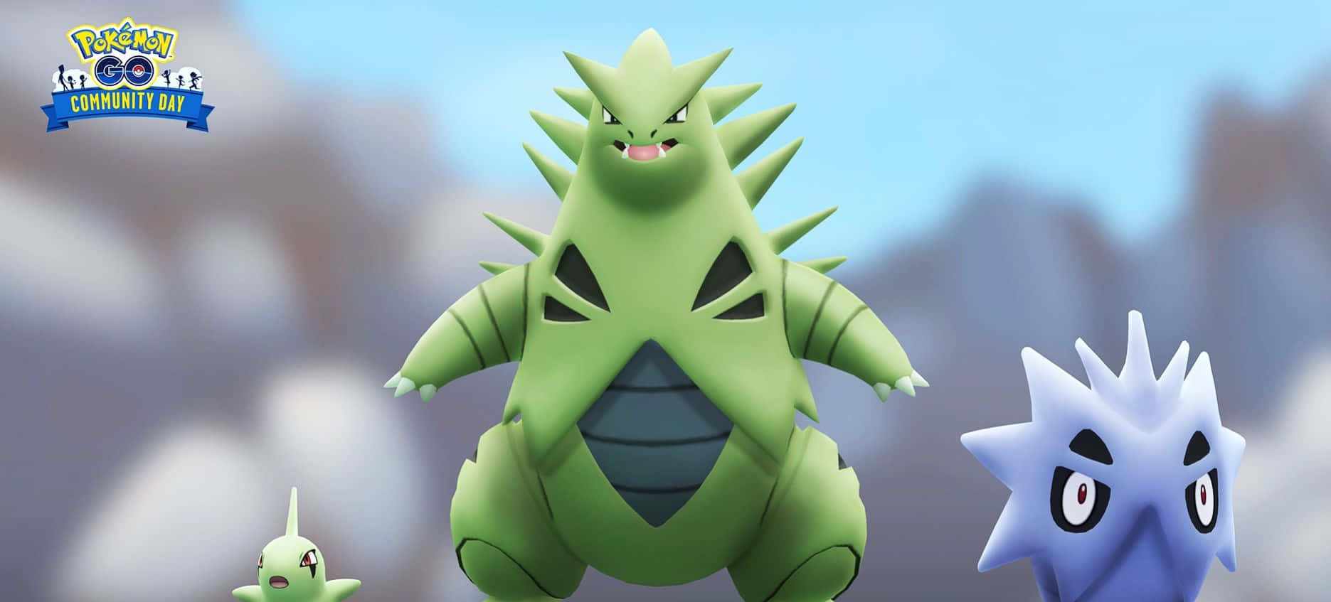 Pokemon Go Community Day Pupitarand Evolutions Background
