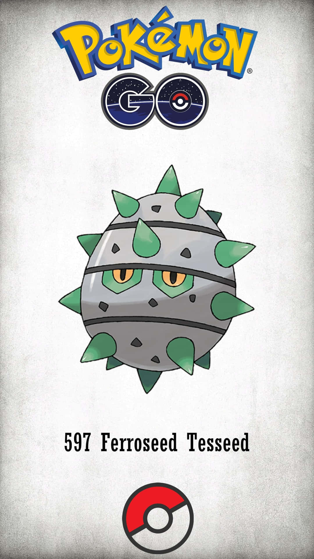 Pokemon Go Ferroseed Background