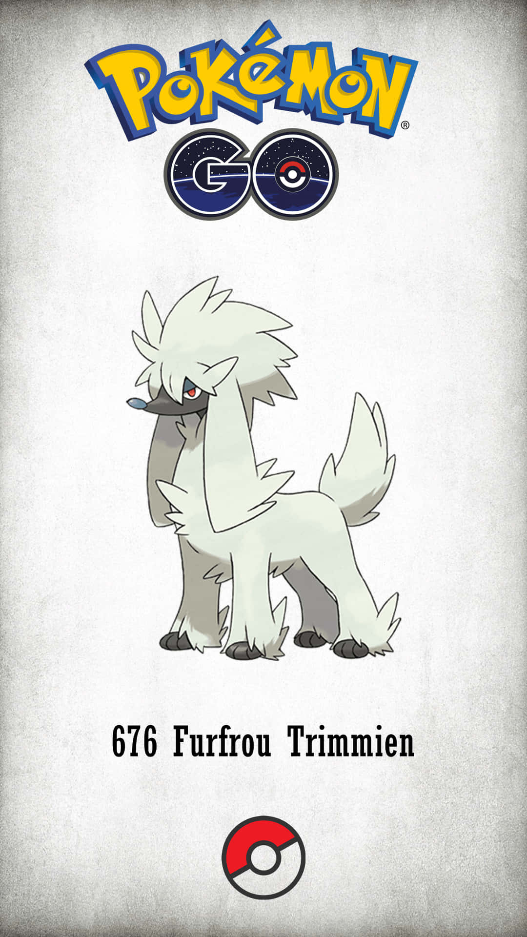 Pokemon Go Furfrou Trim Forme Background