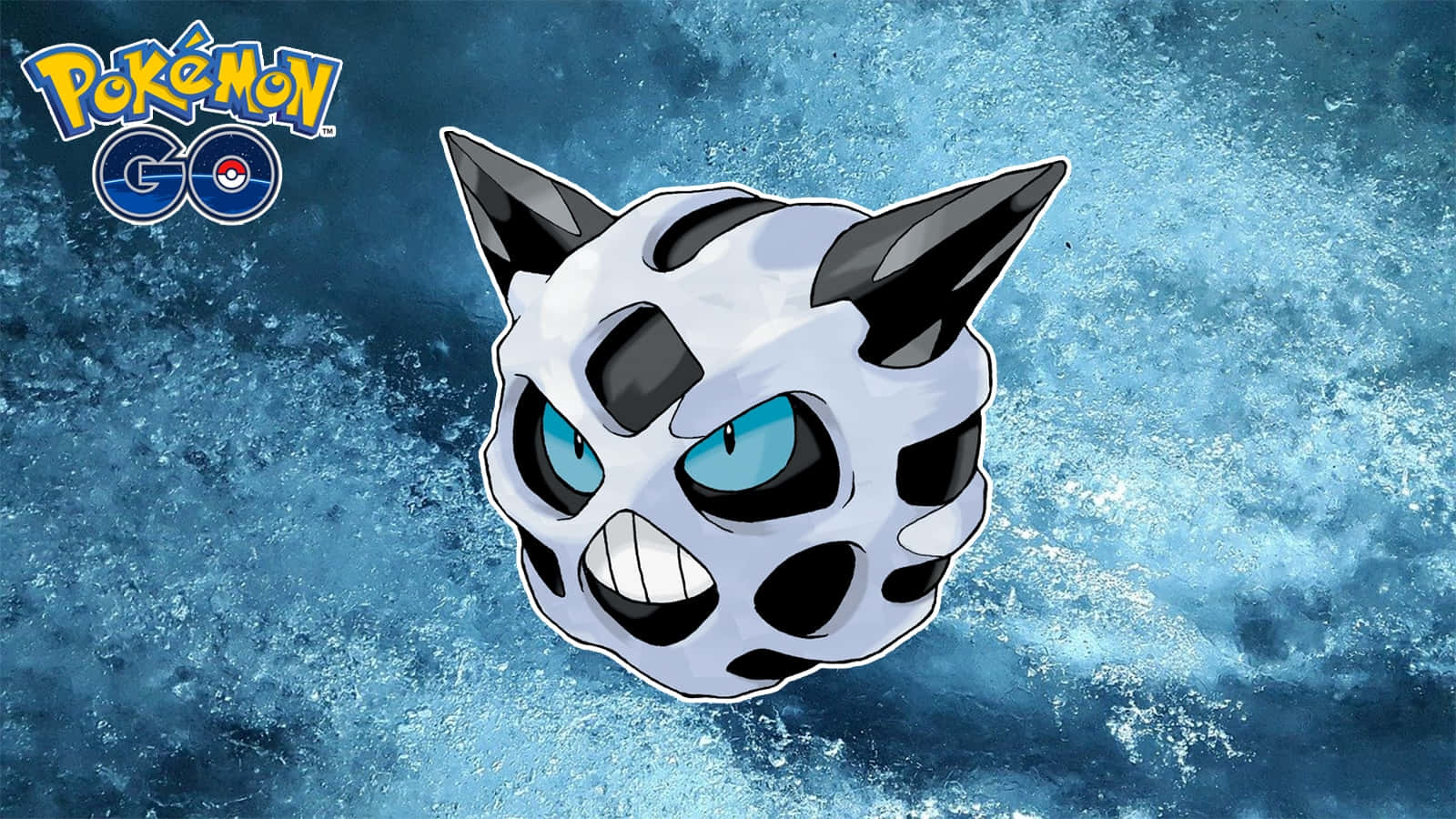 Pokemon Go Glalie With Icy Blue Background Background