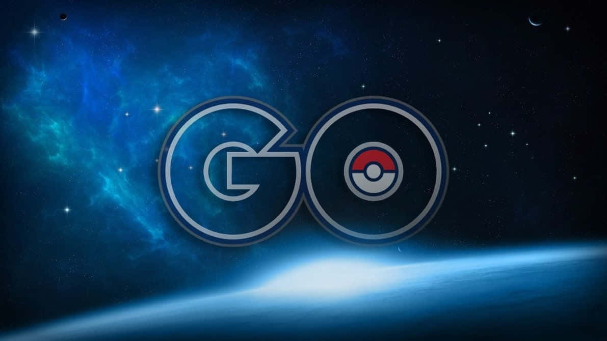 Pokemon Go Logo In Space