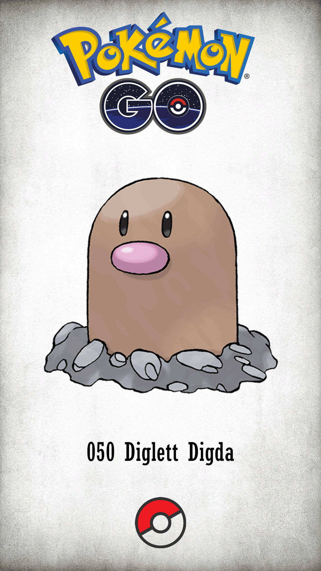 Pokémon Go Poster Of Diglett