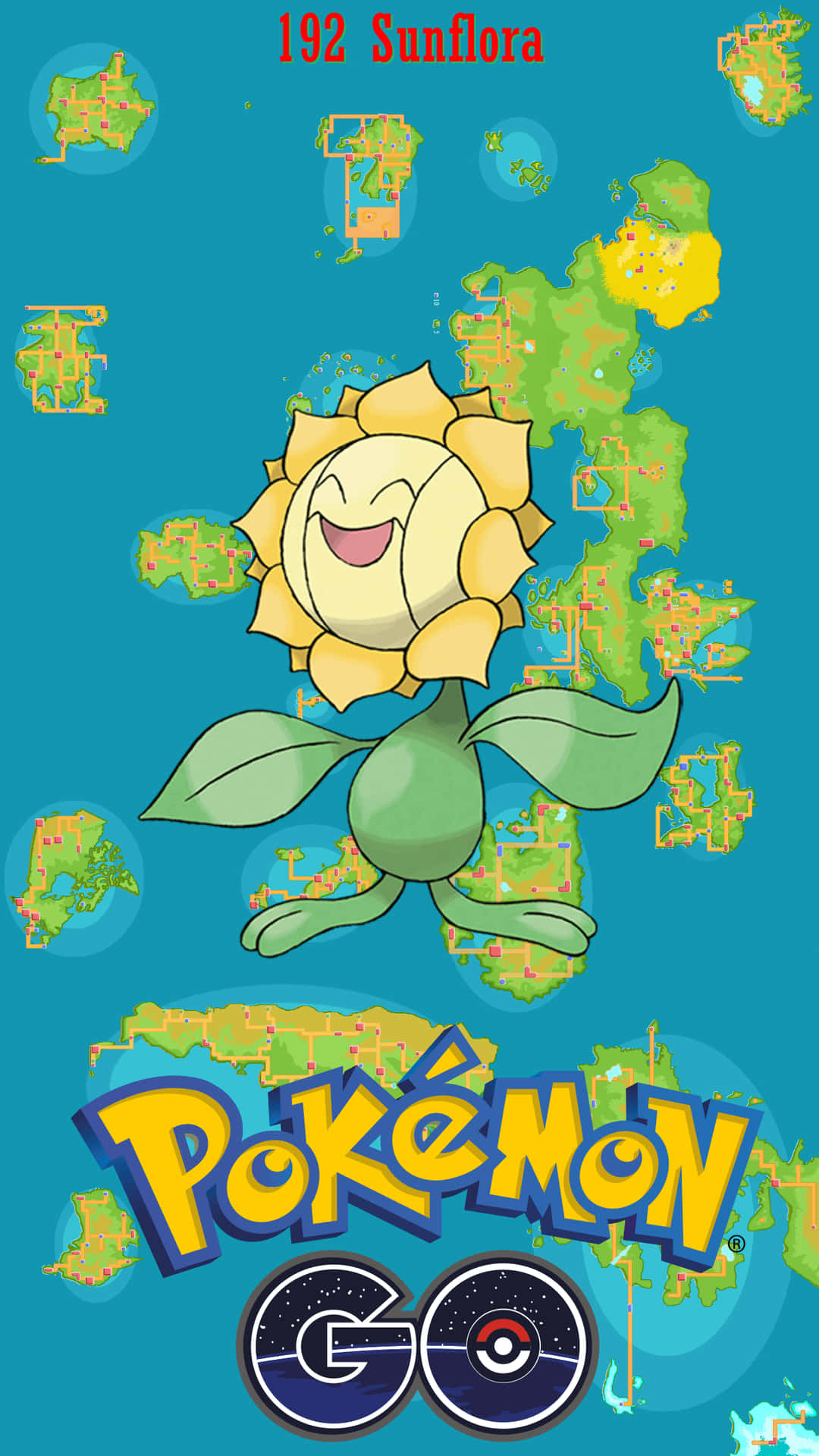 Pokemon Go Sunflora Background