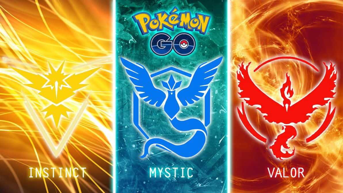 Pokemon Go Teams Instinct Mystic And Valor Background
