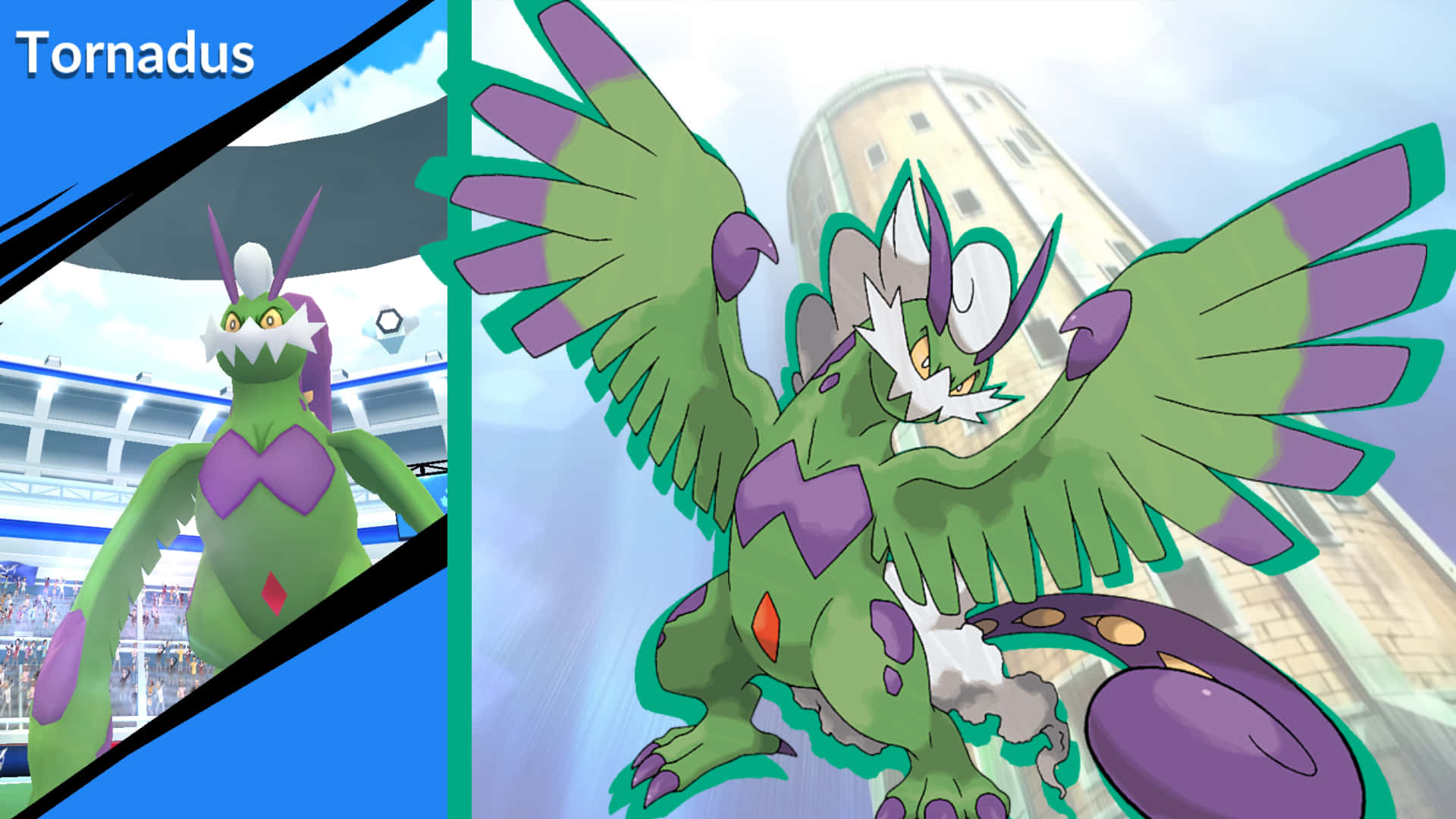 Pokemon Go Therian Tornadus Background