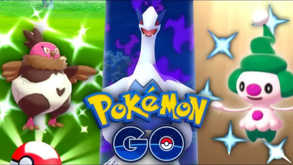 Pokémon Go Vullaby Lugia And Mime Jr. Background
