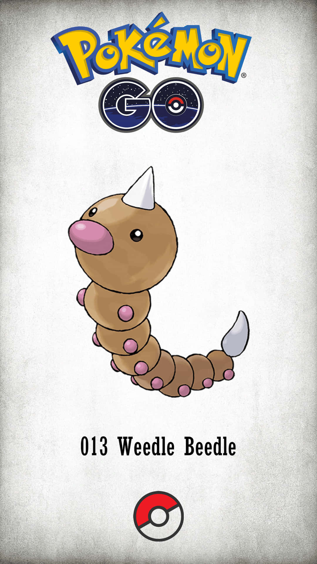 Pokemon Go Weedle Poster Background
