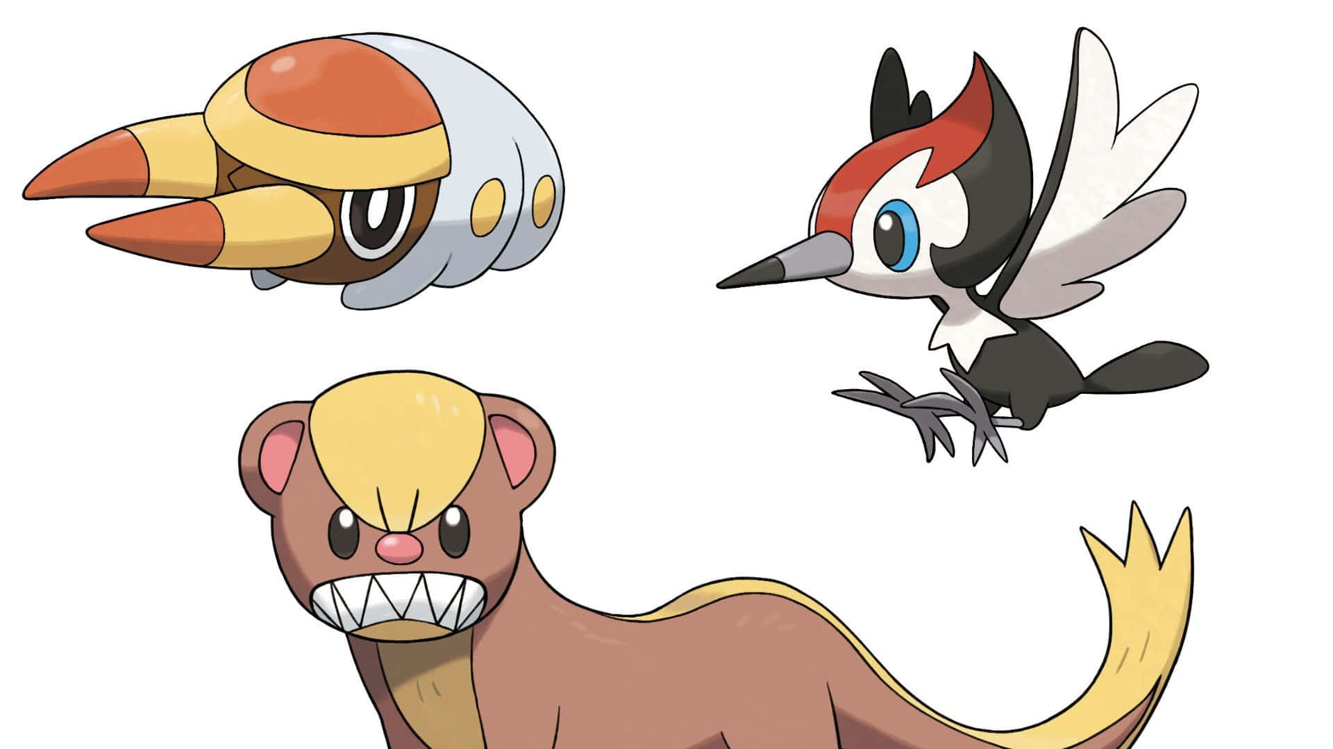 Pokemon Grubbin Evolution Chain Background