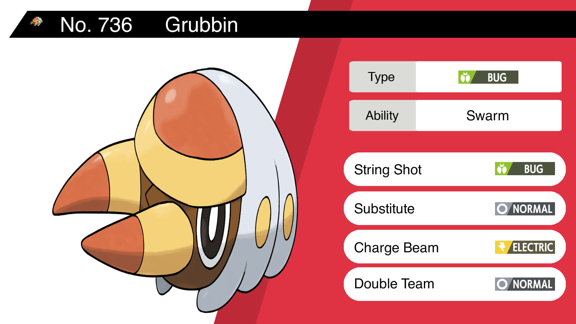 Pokemon Grubbin Statsand Abilities Background