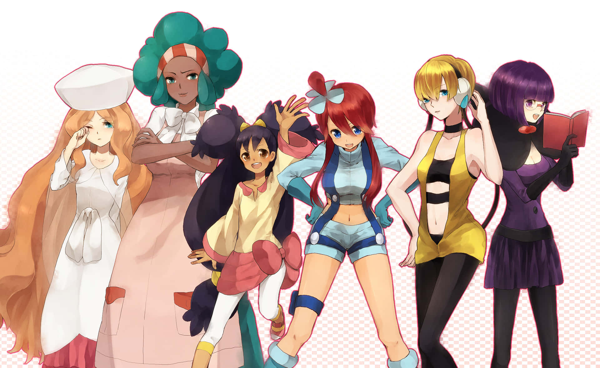 Pokemon Gym Leaders Anime Group