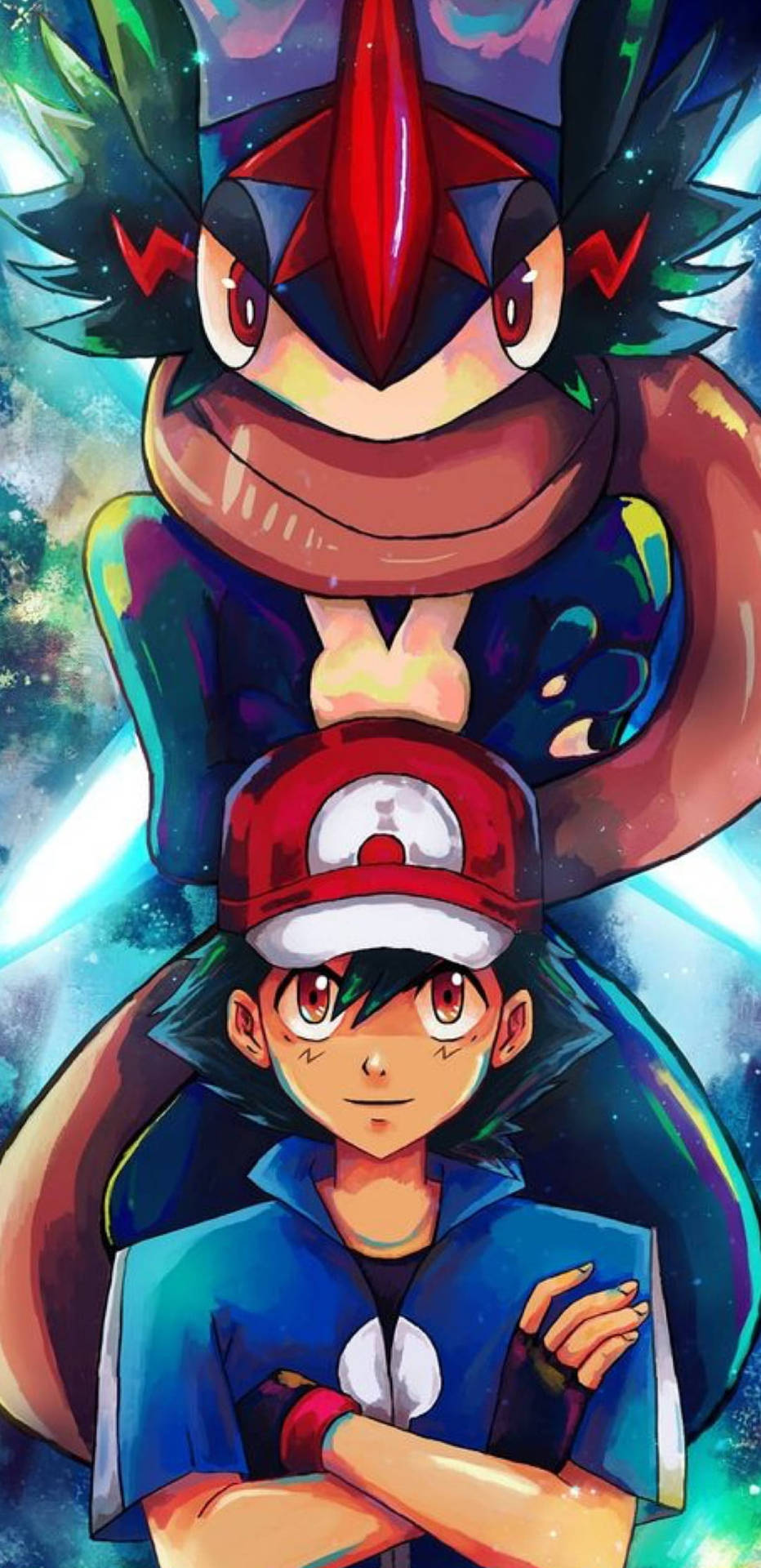 Pokémon Hd Ash-greninja Background