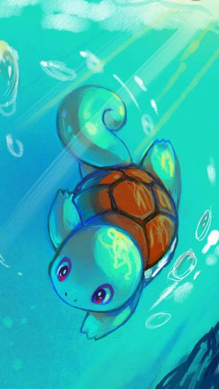 Pokémon Hd Cute Squirtle Background