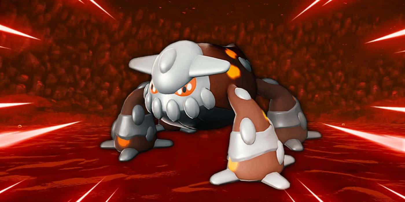 Pokemon Heatran With Open Mouth Background