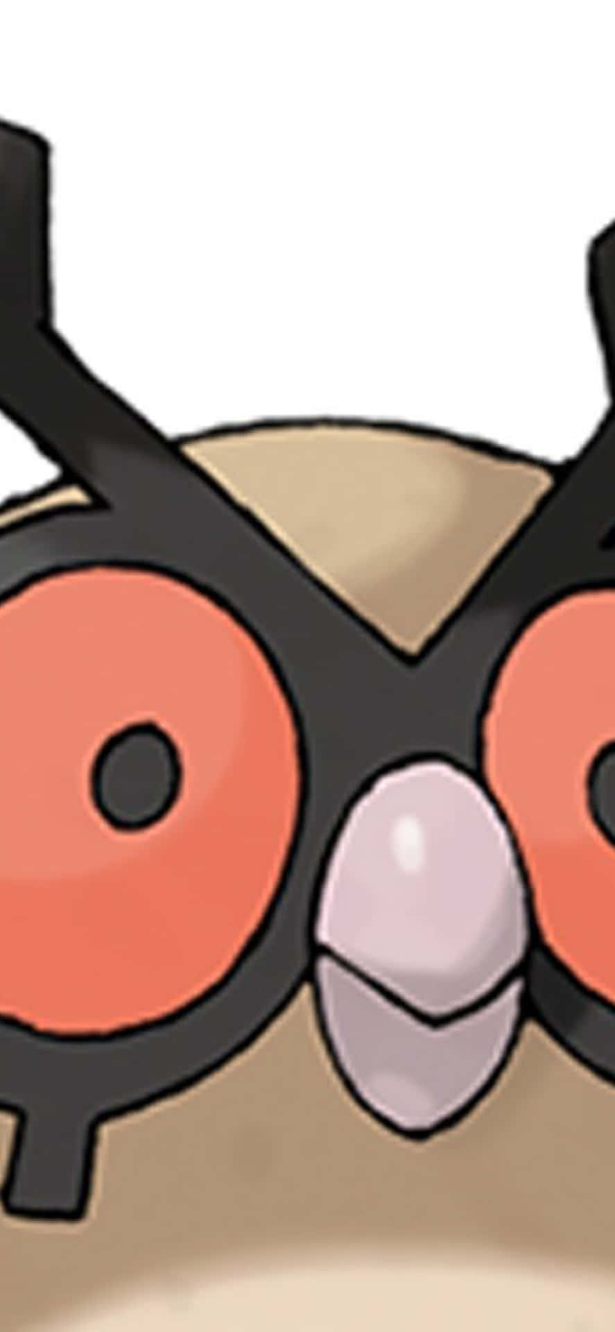Pokemon Hoothoot Face Up-close Background