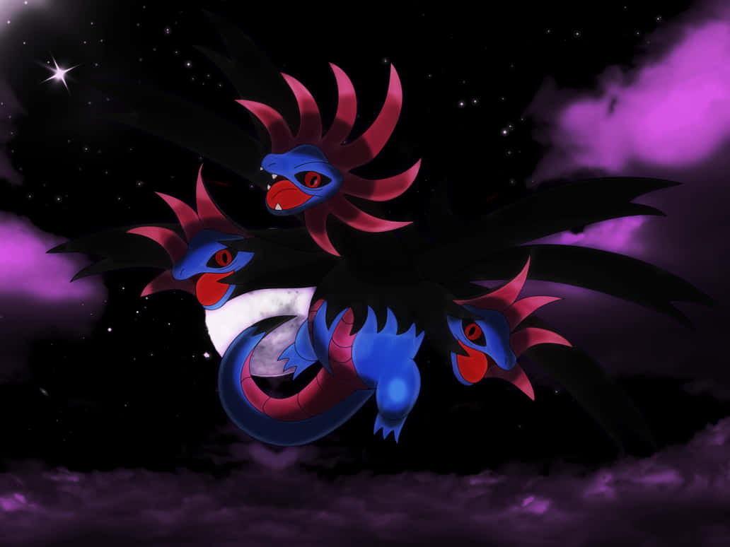 Pokémon Hydreigon In Dark Sky