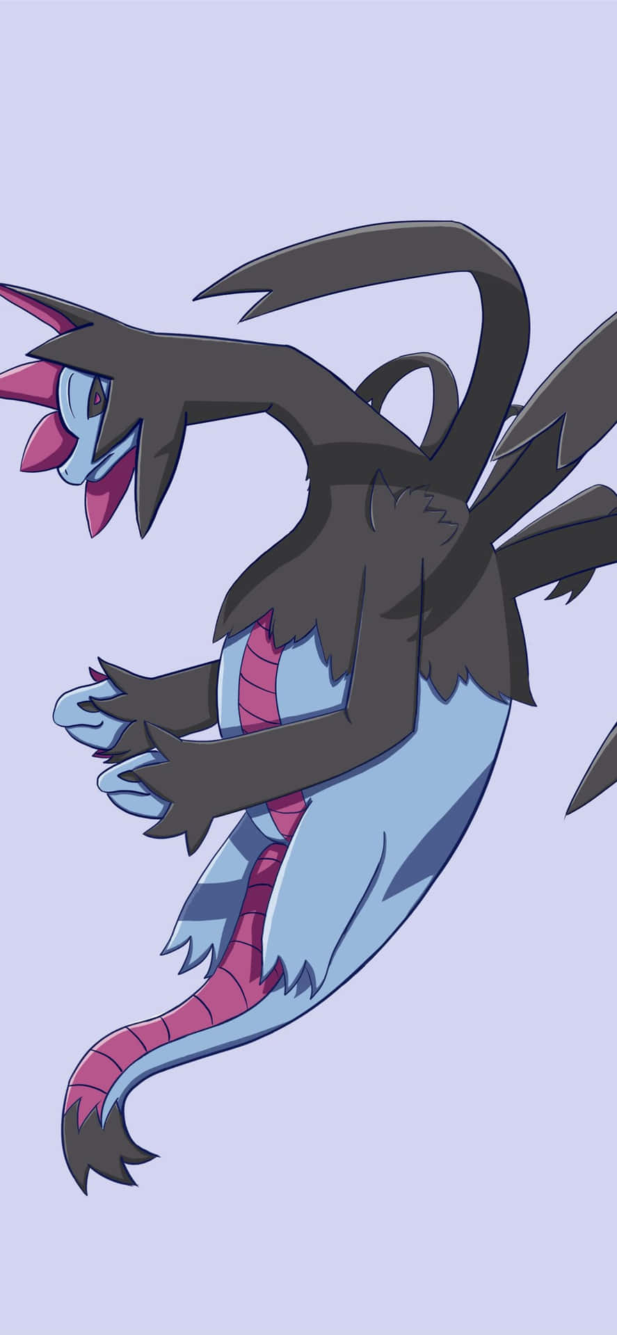 Pokémon Hydreigon Side View