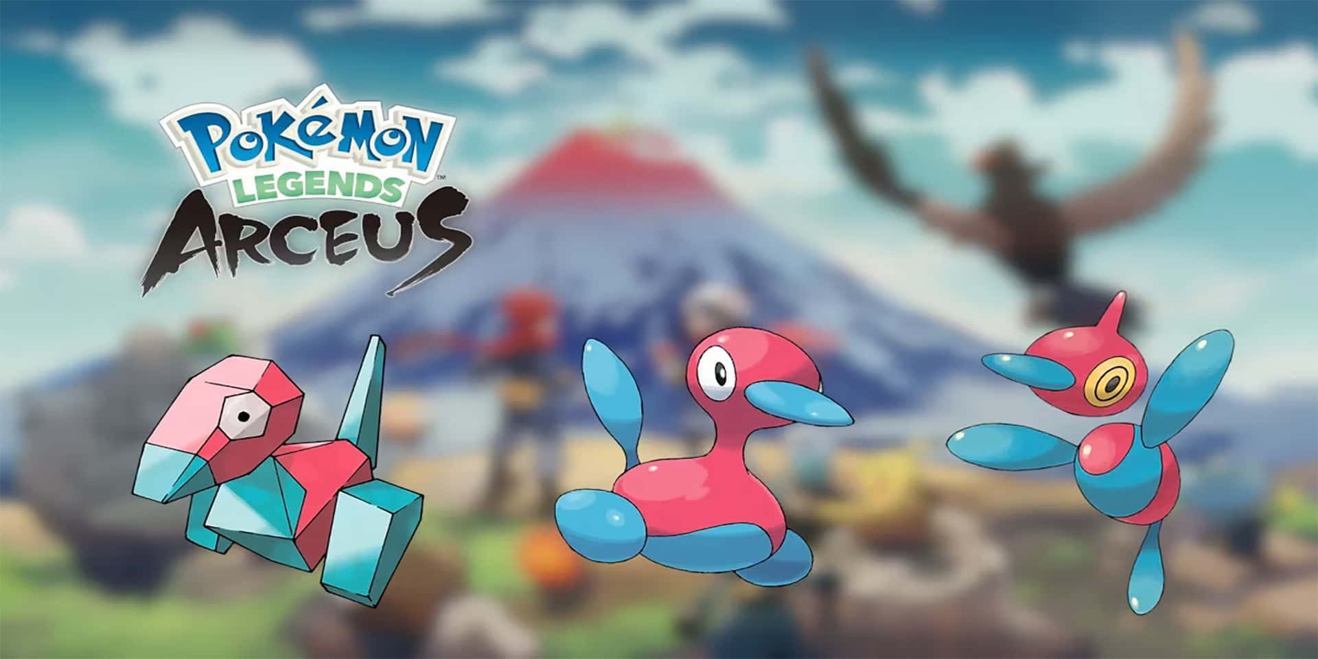 Pokemon Legends Arceus Porygon2 Hd Poster Background
