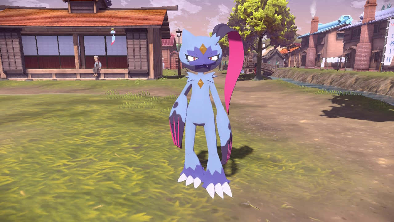 Pokemon Legends Arceus Sneasler In Daytime Background
