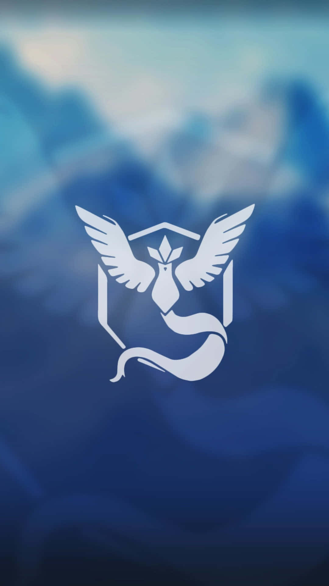 Pokemon Logo On A Blue Background