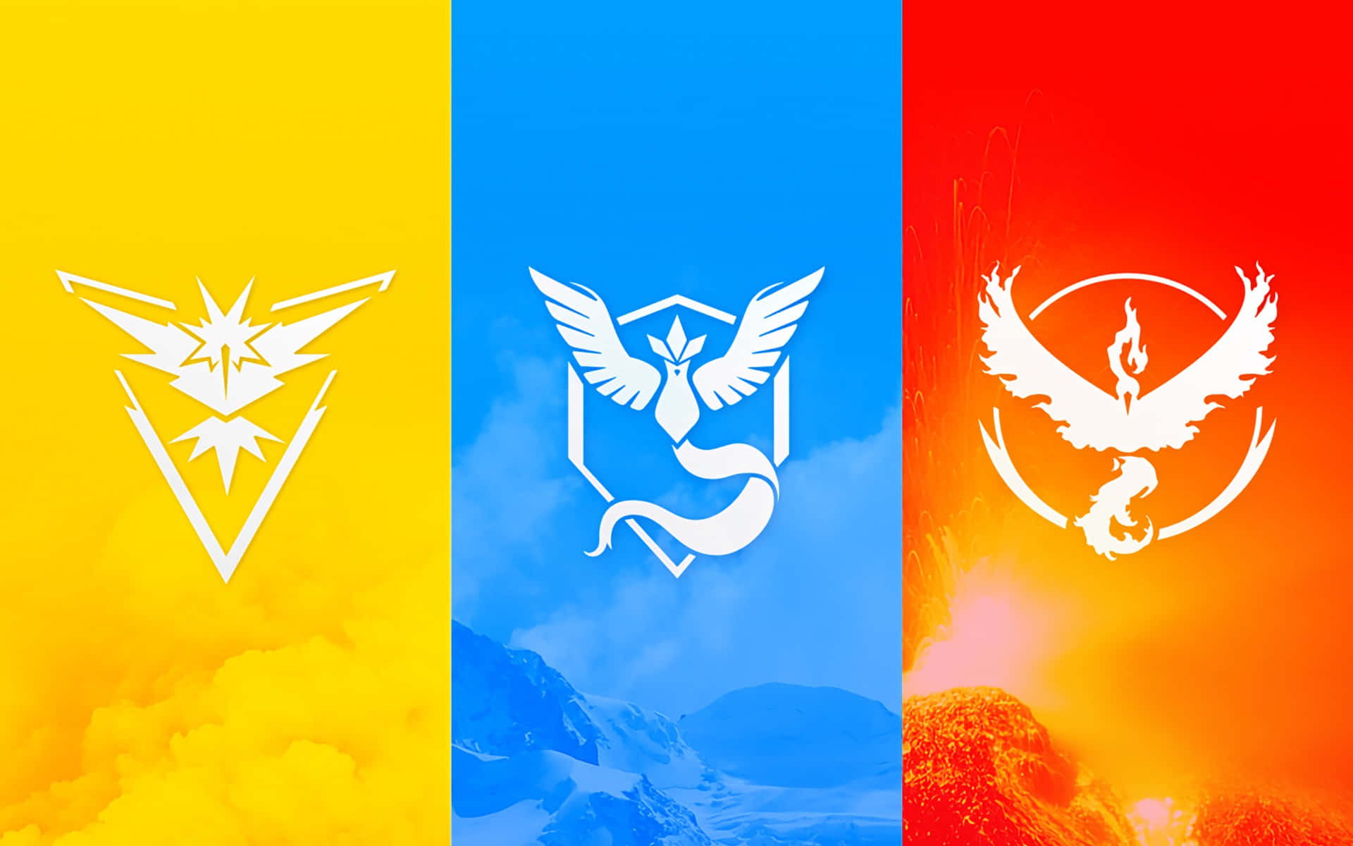 Pokemon Logos In Different Colors