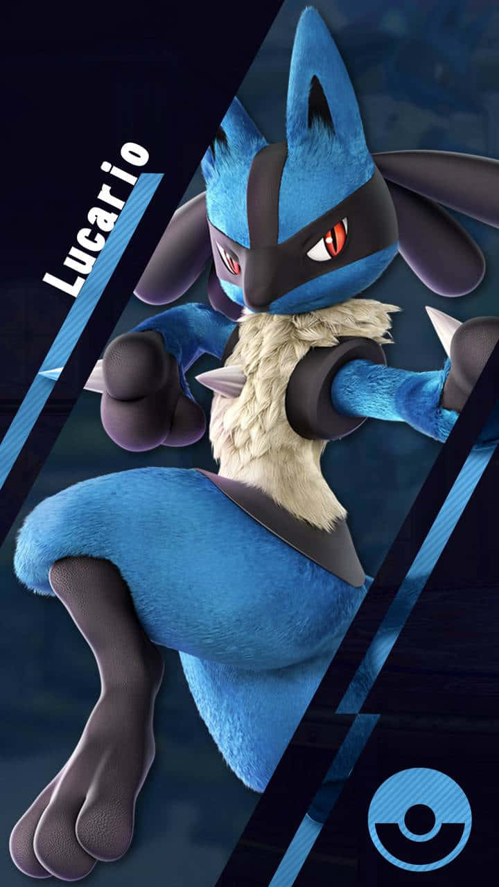 Pokemon Lucario Character Poster