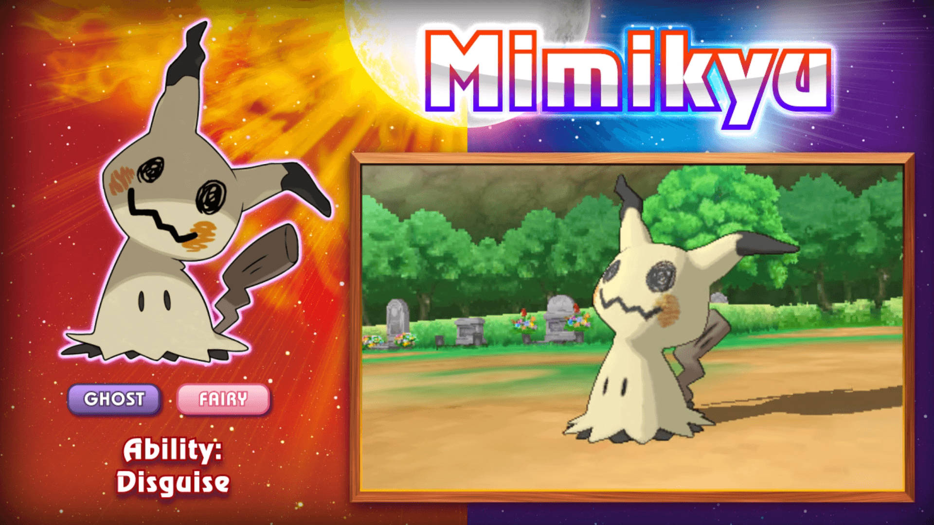 Pokemon Mimikya - Screenshot Thumbnail Background