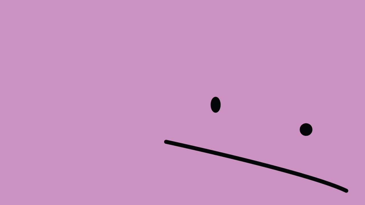 Pokemon Minimalist Ditto Desktop