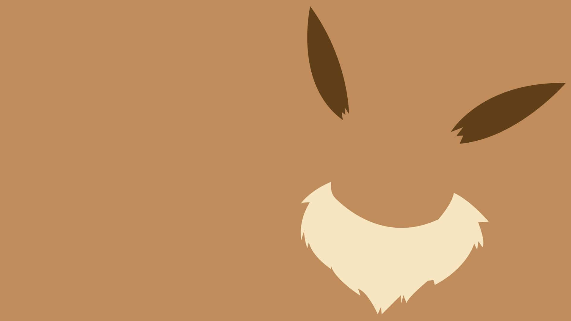 Pokemon Minimalist Eevee Desktop