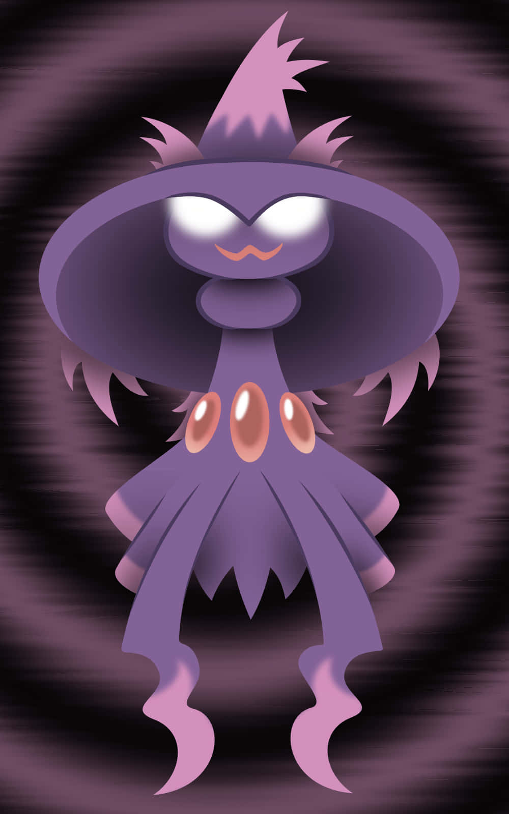 Pokémon Mismagius Bright Eyes Background