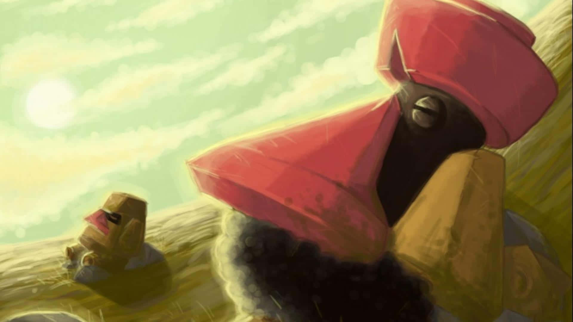 Pokémon Nosepass Painting Desktop